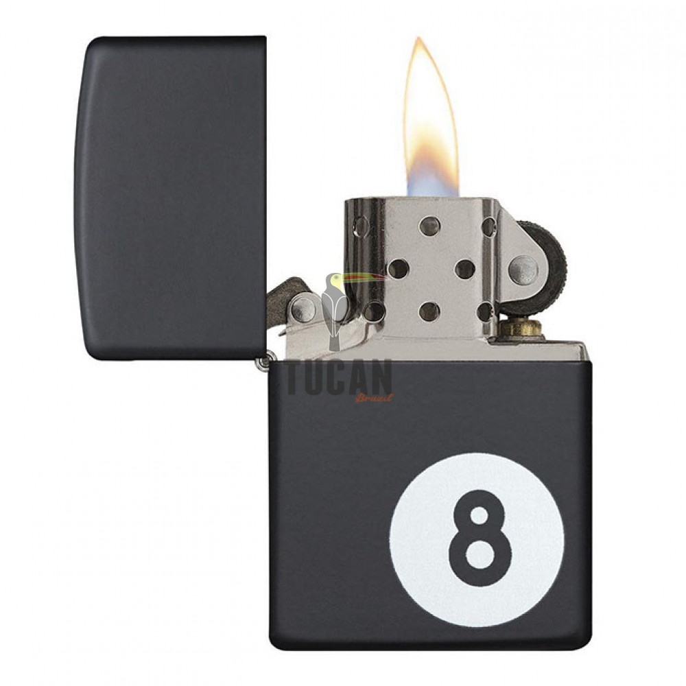 Zippo 28432 Black Matte 8 Ball 28432