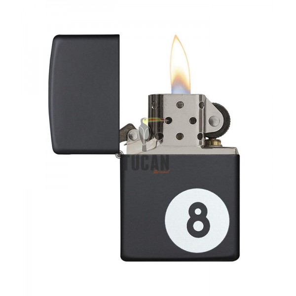 Zippo 28432 Black Matte 8 Ball 28432