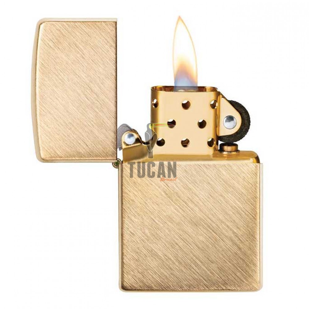 Zippo 29830 Classic Herringbone Sweep Brass 