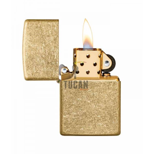 Zippo 49477 Classic Tumbled Brass