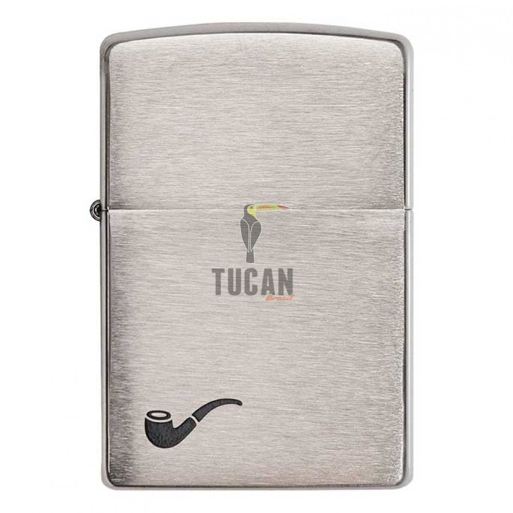 Zippo 200PL Pipe Brushed Chrome