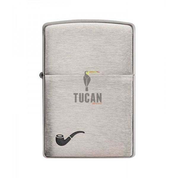 Zippo 200PL Pipe Brushed Chrome