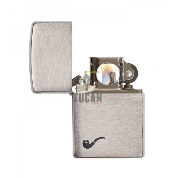 Zippo 200PL Pipe Brushed Chrome