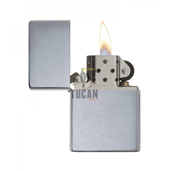 Zippo 230.25 Brushed Chrome Vintage