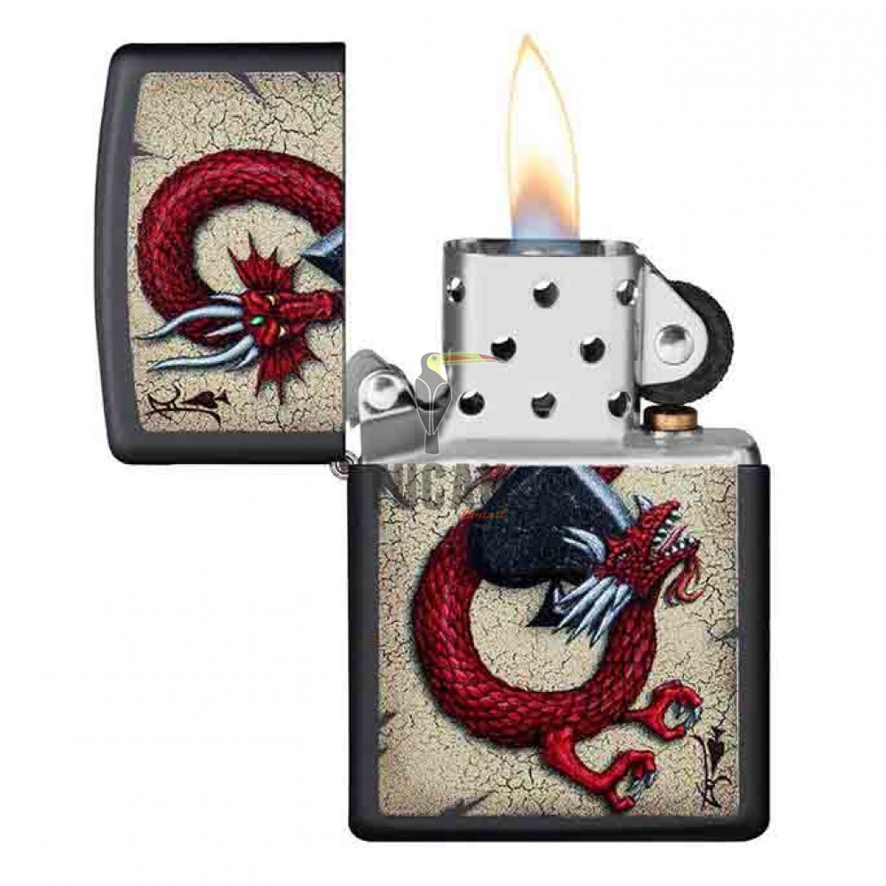 Zippo 29840 Dragon Ace Design