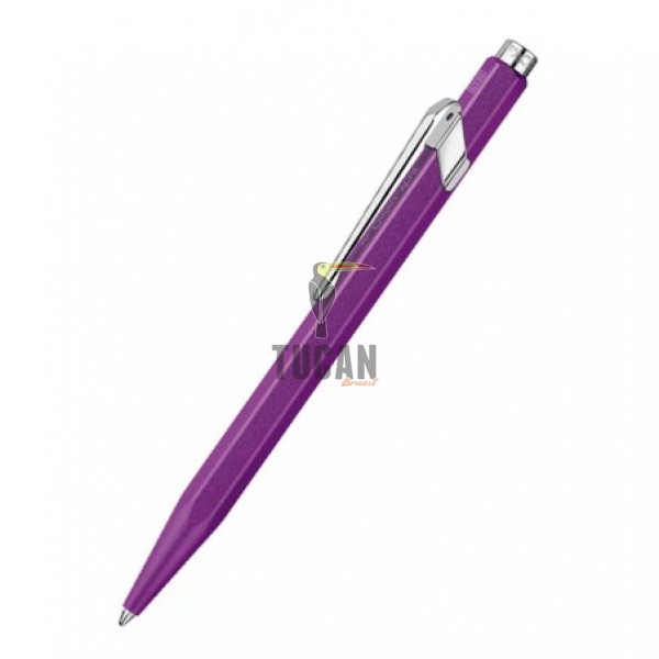 Στυλό Ballpoint Caran D'Ache Βιολετί 849.605