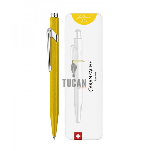 Στυλό Ballpoint Caran D'Ache Κίτρινο 849.743