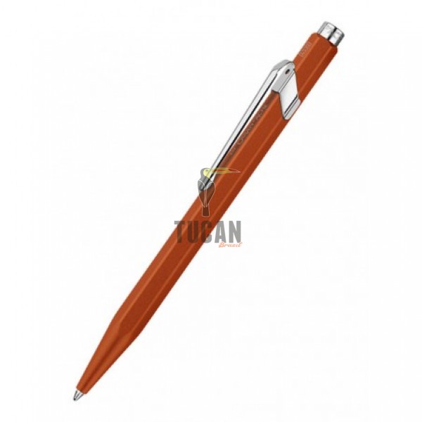 Στυλό Ballpoint Caran D'Ache Πορτοκαλί 849.776