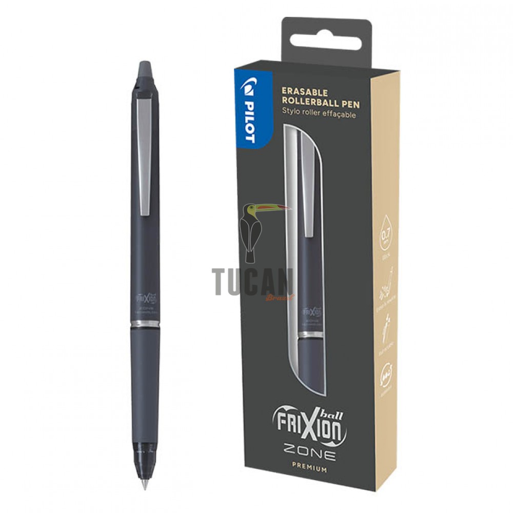 ΣΤΥΛΟ PILOT CLICKER 0.7mm FRIXION BALL ZONE ΓΚΡΙ