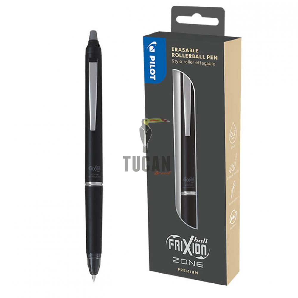 ΣΤΥΛΟ PILOT CLICKER 0.7mm FRIXION BALL ZONE ΜΑΥΡΟ