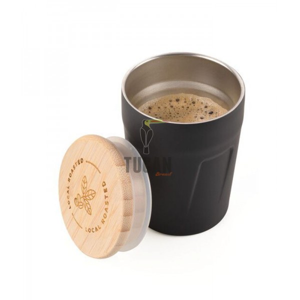 Θερμός Troika "Bamboo Espresso Doppio" CUP85BK