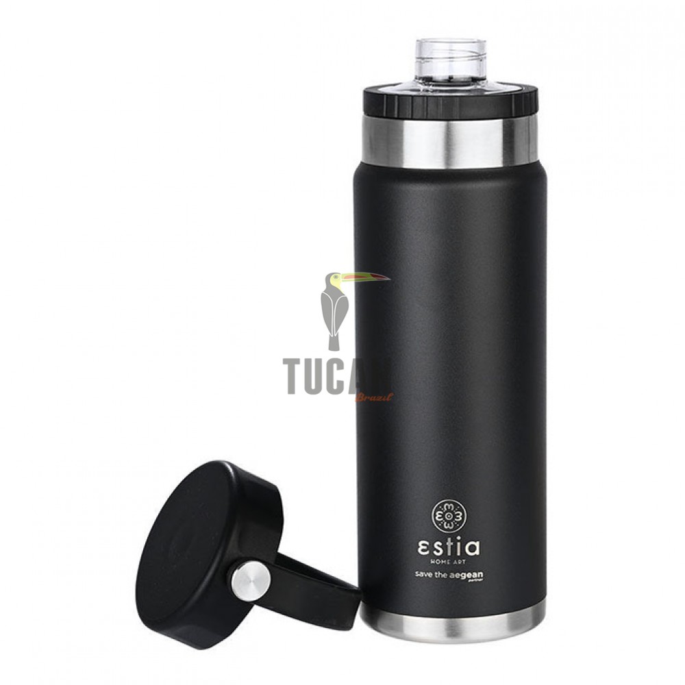 Θερμός ESTIA Travel Chug 750ml 01-17903 Midnight Black