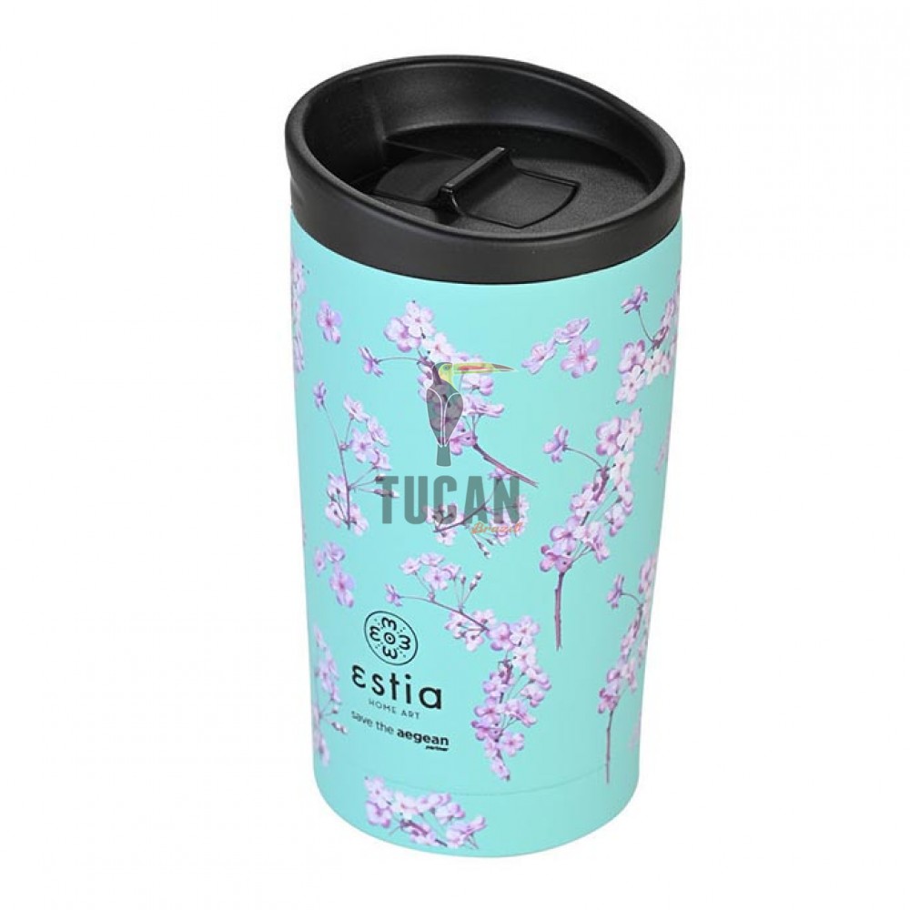 Θερμός ESTIA Travel Mug 350ml 01-20446 Blossom Green