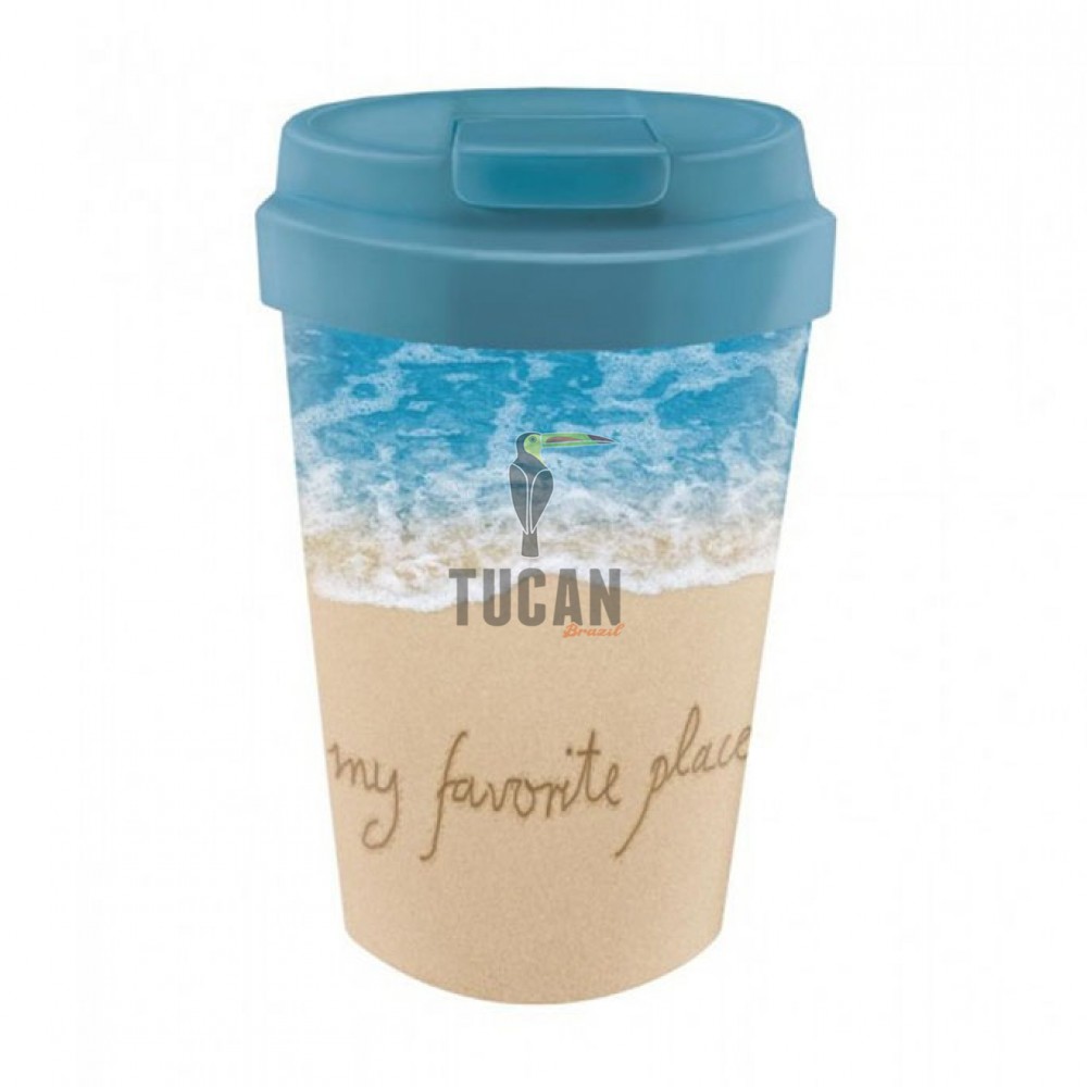 Οικολογική Κούπα Bioloco Plant Easy Cup Favourite Place 350 ml BPE112
