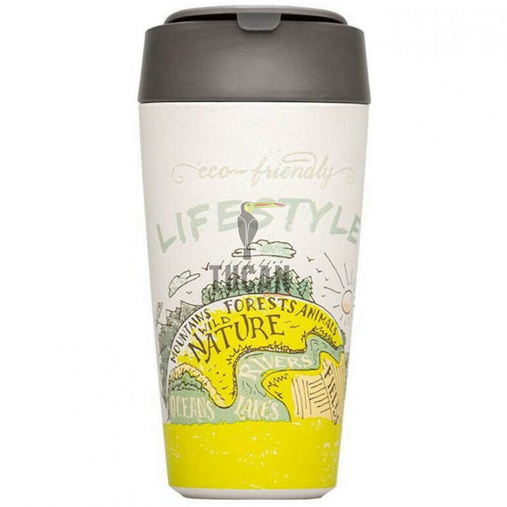 Οικολογική Κούπα Bioloco Plant Deluxe Green Lifestyle 420ml BPD109