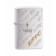 Zippo Script Brushed Chrome 28642