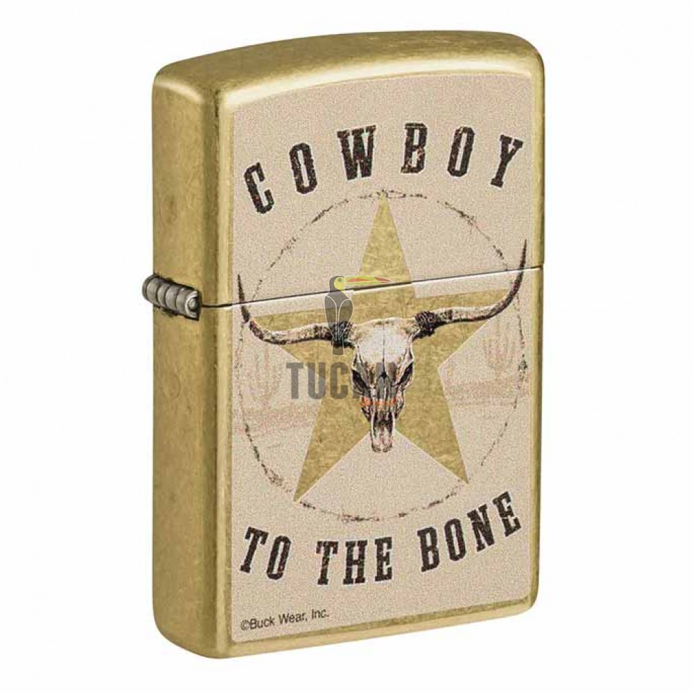 Zippo Buck Wear Cowboy To The Bone 48937