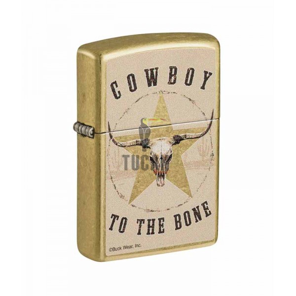 Zippo Buck Wear Cowboy To The Bone 48937