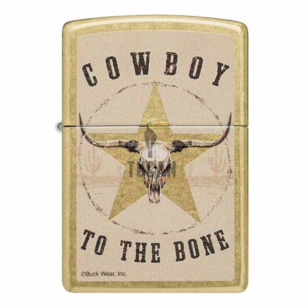 Zippo Buck Wear Cowboy To The Bone 48937