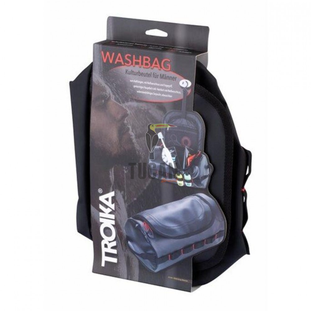 TROIKA Νεσεσέρ Ταξιδιού WASHBAG BAG30/BK Μαύρο