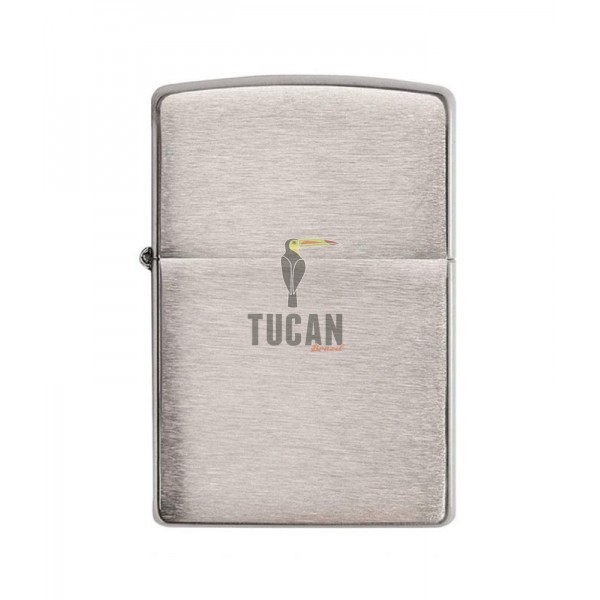 Zippo Brush Fin Chrome 200 REG