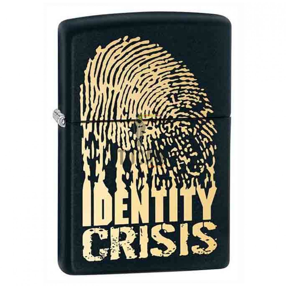 Zippo Identity Crisis Black Matte 28295