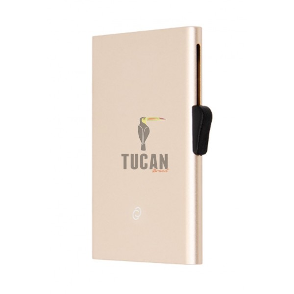 C SECURE Kαρτοθήκη αλουμινίου CHAMPAGNE GOLD CH11942