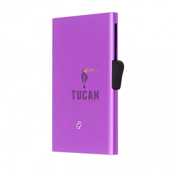 C SECURE Kαρτοθήκη αλουμινίου PURPLE CH001