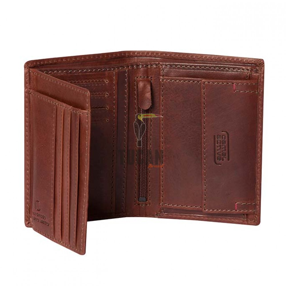 Camel Active Salamanca Δερμάτινο Πορτοφόλι Cognac 181-704-29