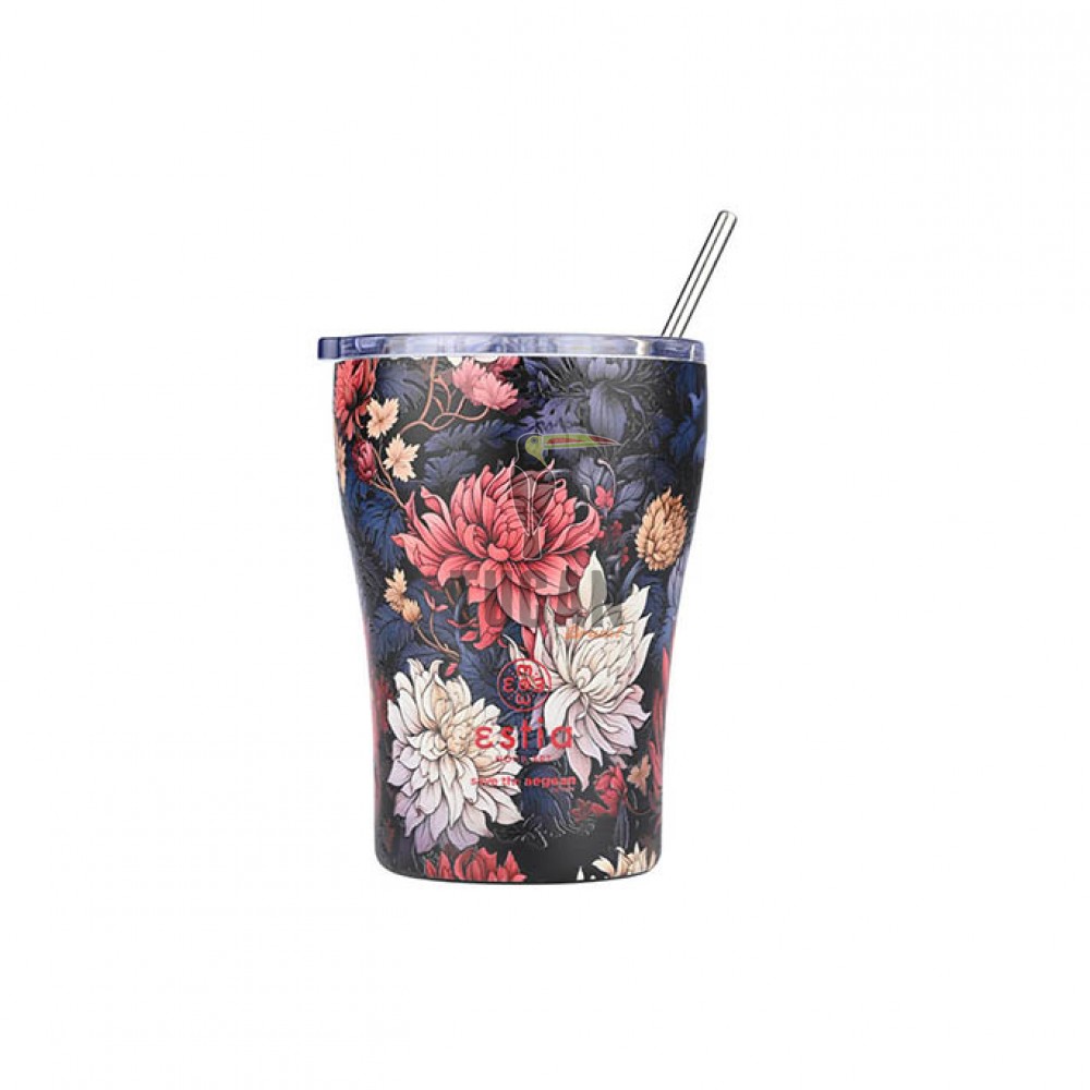 Θερμός ESTIA coffee mug 350ml 01-22945 MIDNIGHT BLOSSOM