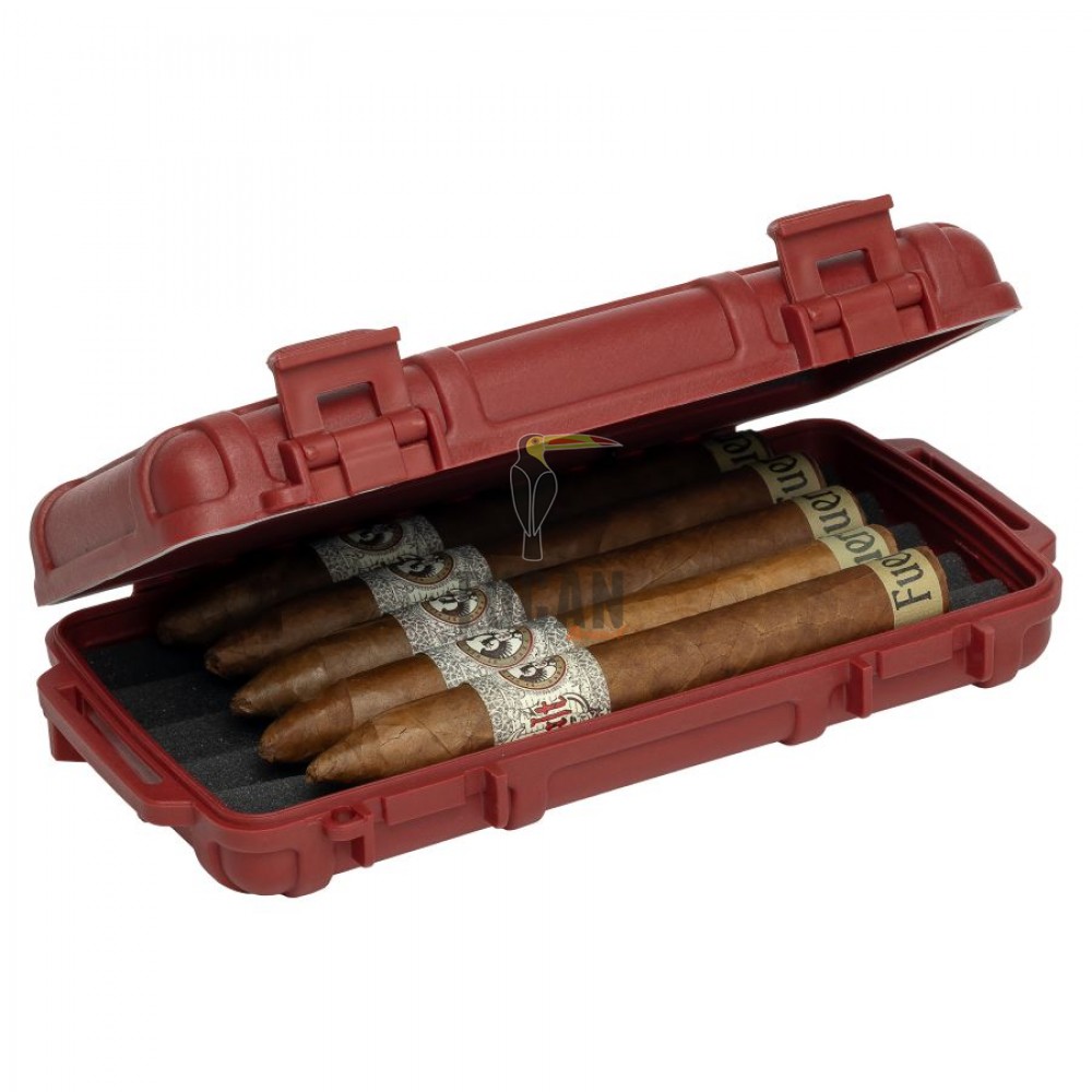 Υγραντήρας Πούρων Ταξιδίου Cigar Caddy HUM-CC5-RD