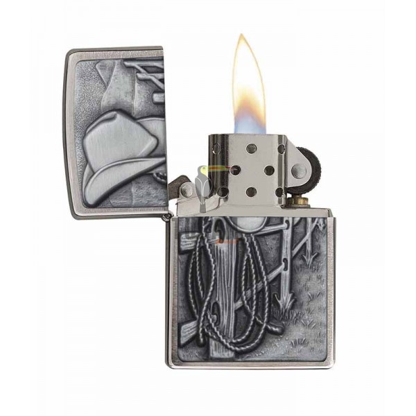 Zippo Resting Cowboy Emblem 24879