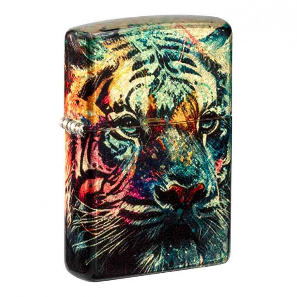 Zippo Painted Tiger Design 46145