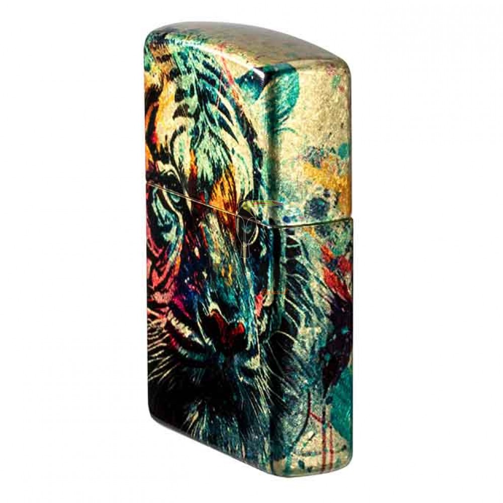 Zippo Painted Tiger Design 46145