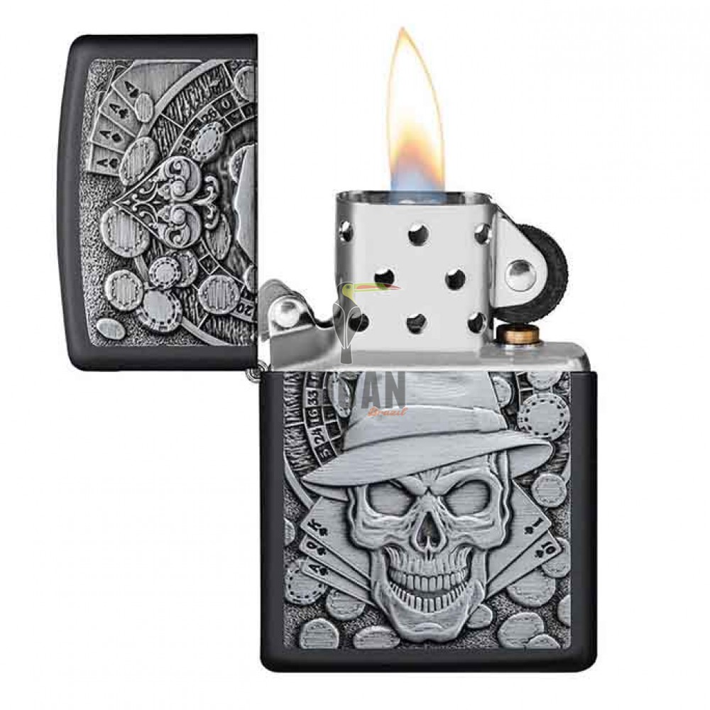 Zippo Gambling Skull 49183