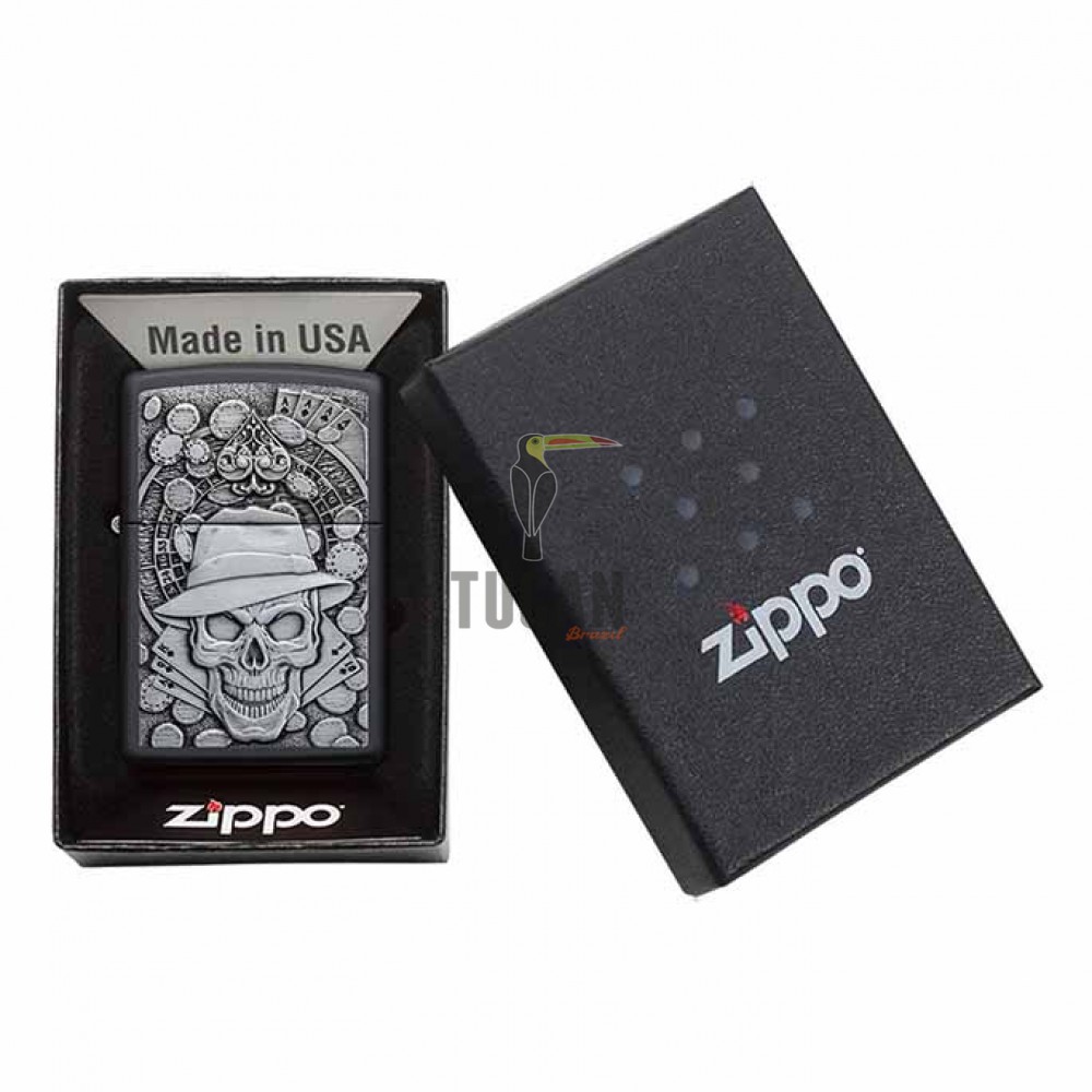 Zippo Gambling Skull 49183