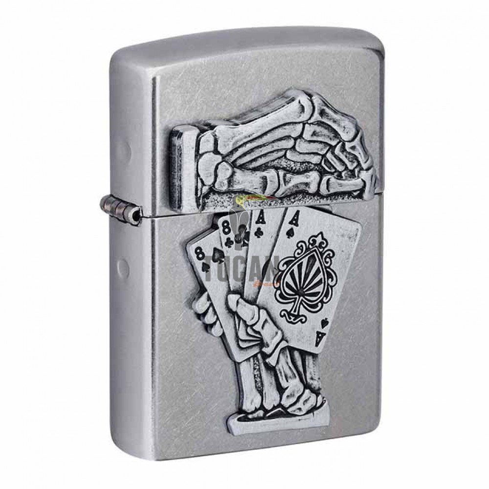 Zippo Dead Mans Hand Emblem Design 49536