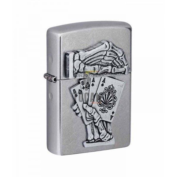 Zippo Dead Mans Hand Emblem Design 49536