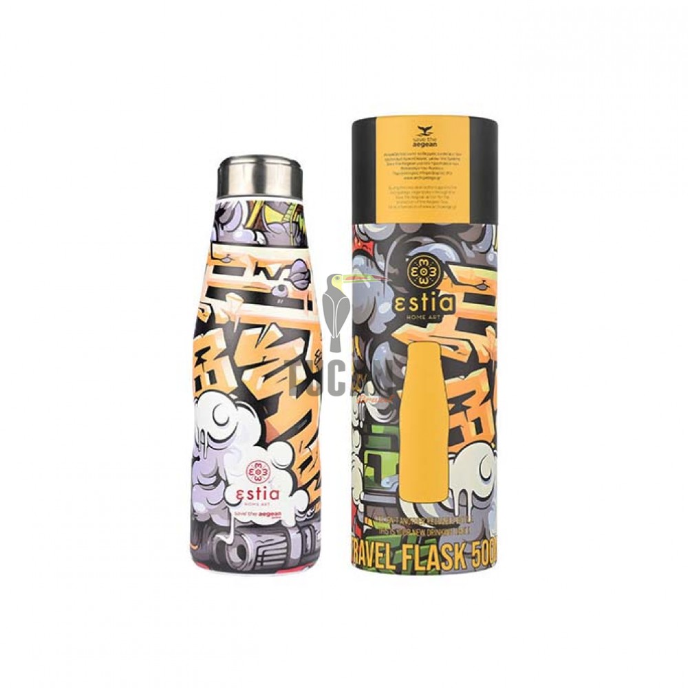 Θερμός Estia Travel Flask 500ml 01-22068 GRAFFITI RHYTHM 