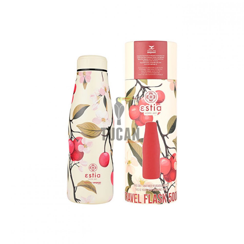 ΘΕΡΜΟΣ TRAVEL FLASK SAVE THE AEGEAN 500ml SAKURA WHISPER 01-22143