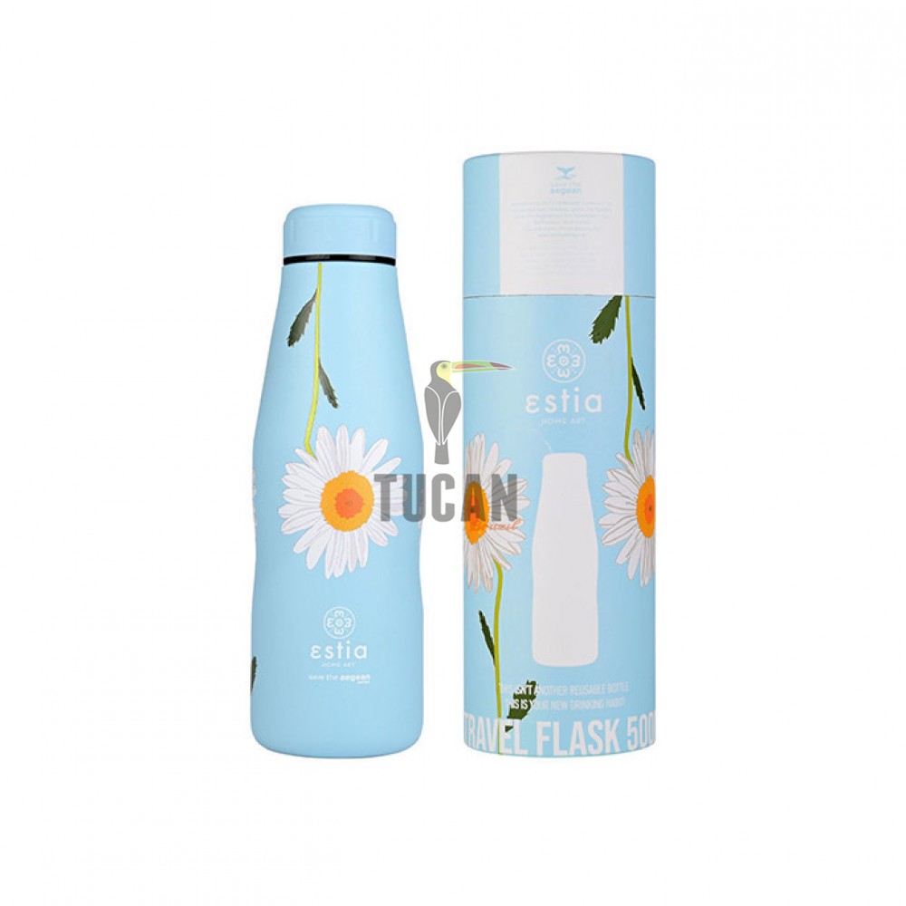 ΘΕΡΜΟΣ ESTIA TRAVEL FLASK SAVE THE AEGEAN 500ml DREAMY SKY 01-22228