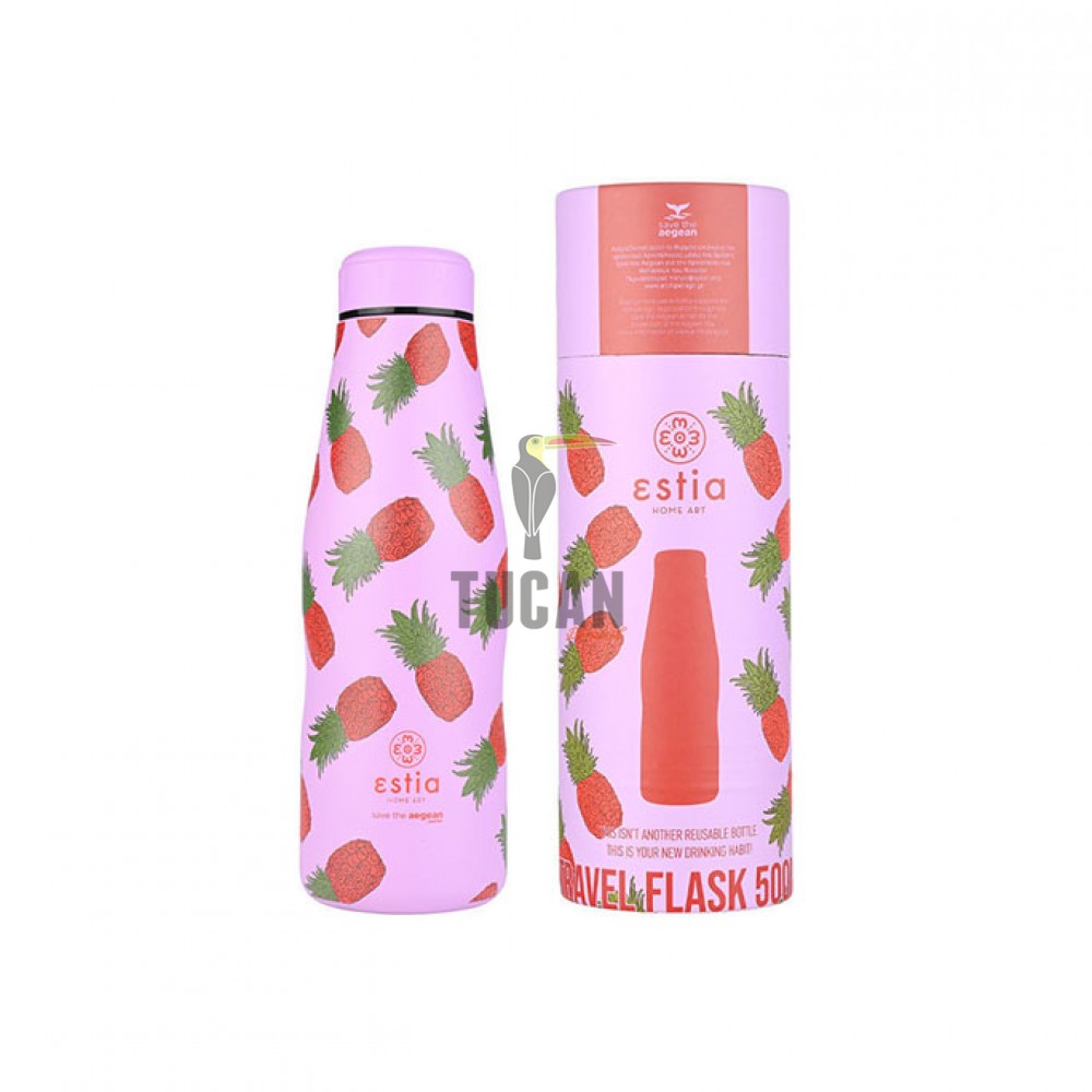 ΘΕΡΜΟΣ ESTIA TRAVEL FLASK SAVE THE AEGEAN 500ml TROPIC TANGO 01-22242