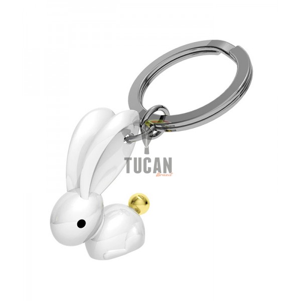 Μπρελόκ Metalmorphose White Bunny MTM068-01 