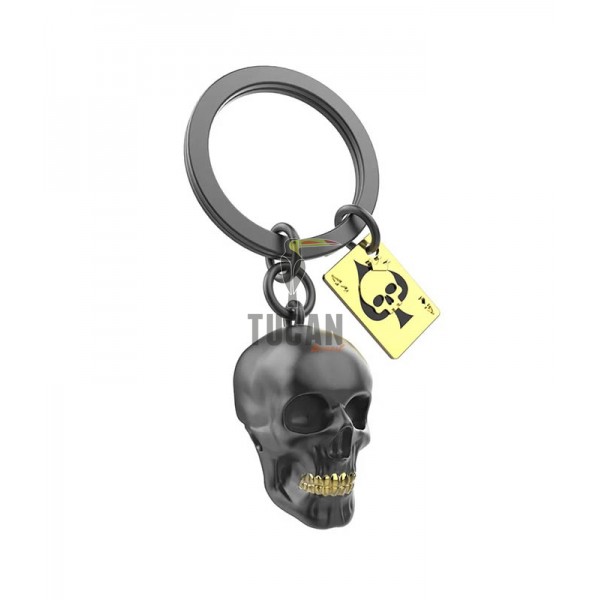 Μπρελόκ Metalmorphose Black Skull MTM137-01 
