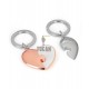 Διπλό Μπρελόκ Metalmorphose Heart Puzzle MTM304-01 
