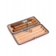 Savinelli Δερμάτινη Πουροθήκη 3 Πούρων T567RD
