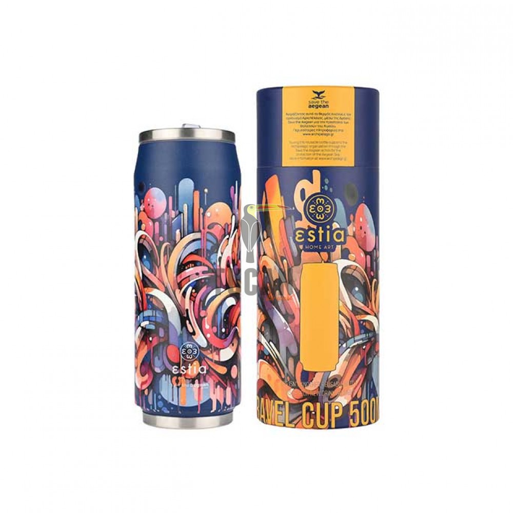 Estia Θερμός Travel Cup Save The Aegean 500ml 01-22662 