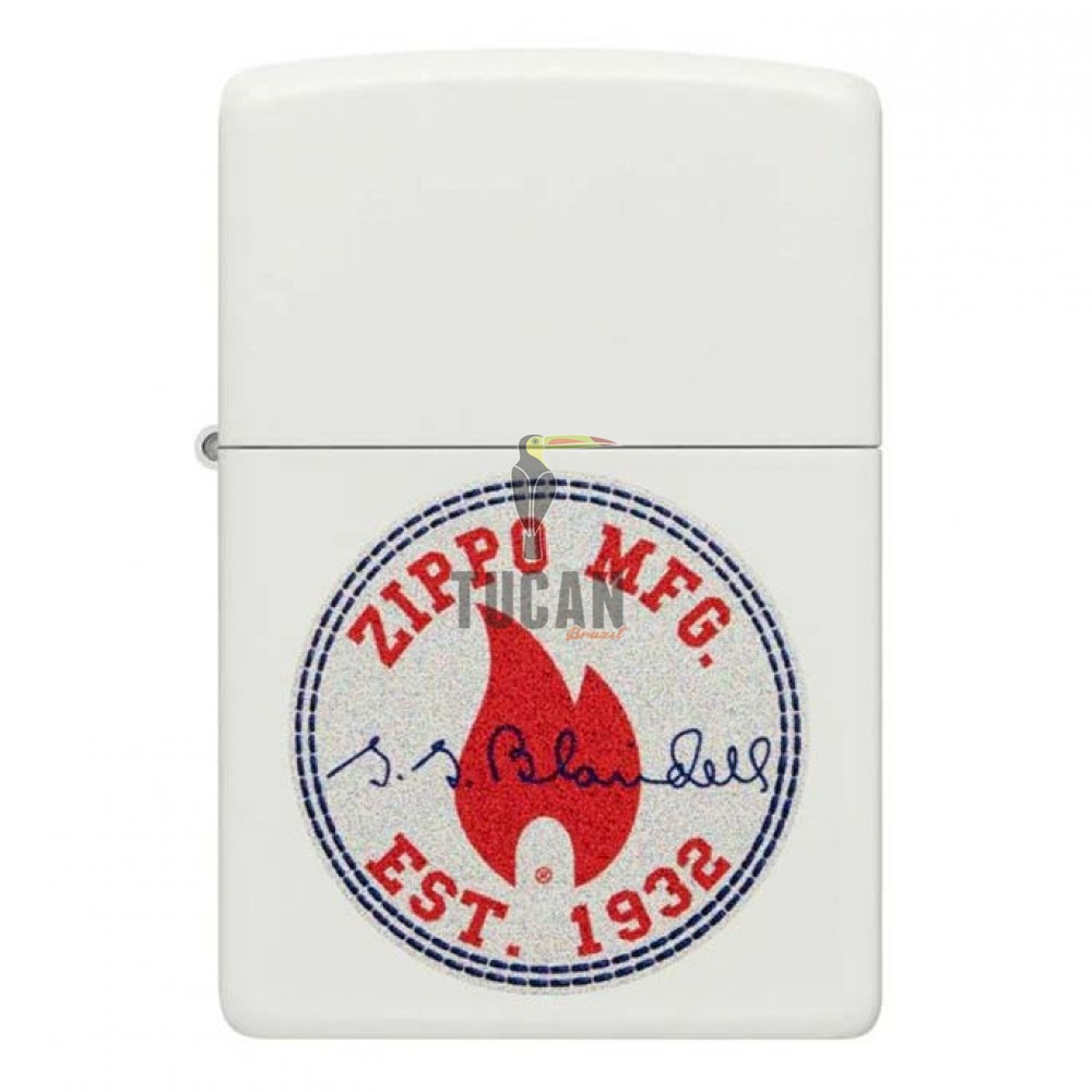 Zippo White Matte Zippo Design 48148 