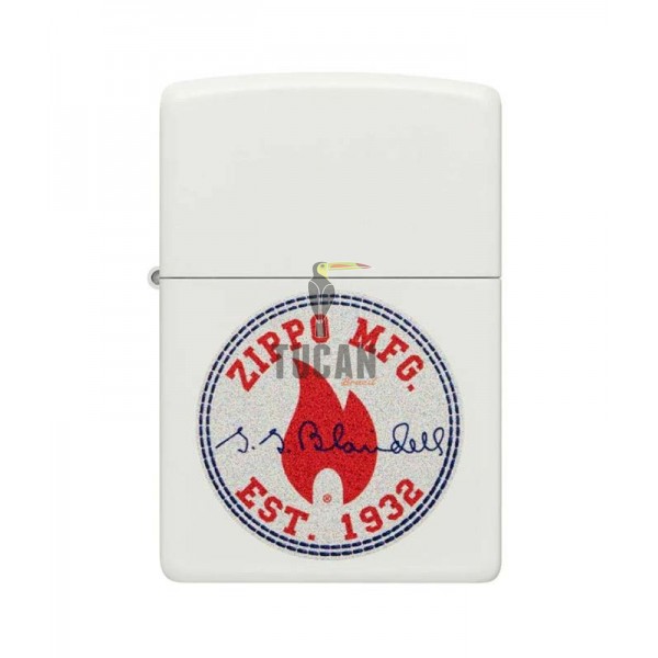 Zippo White Matte Zippo Design 48148 
