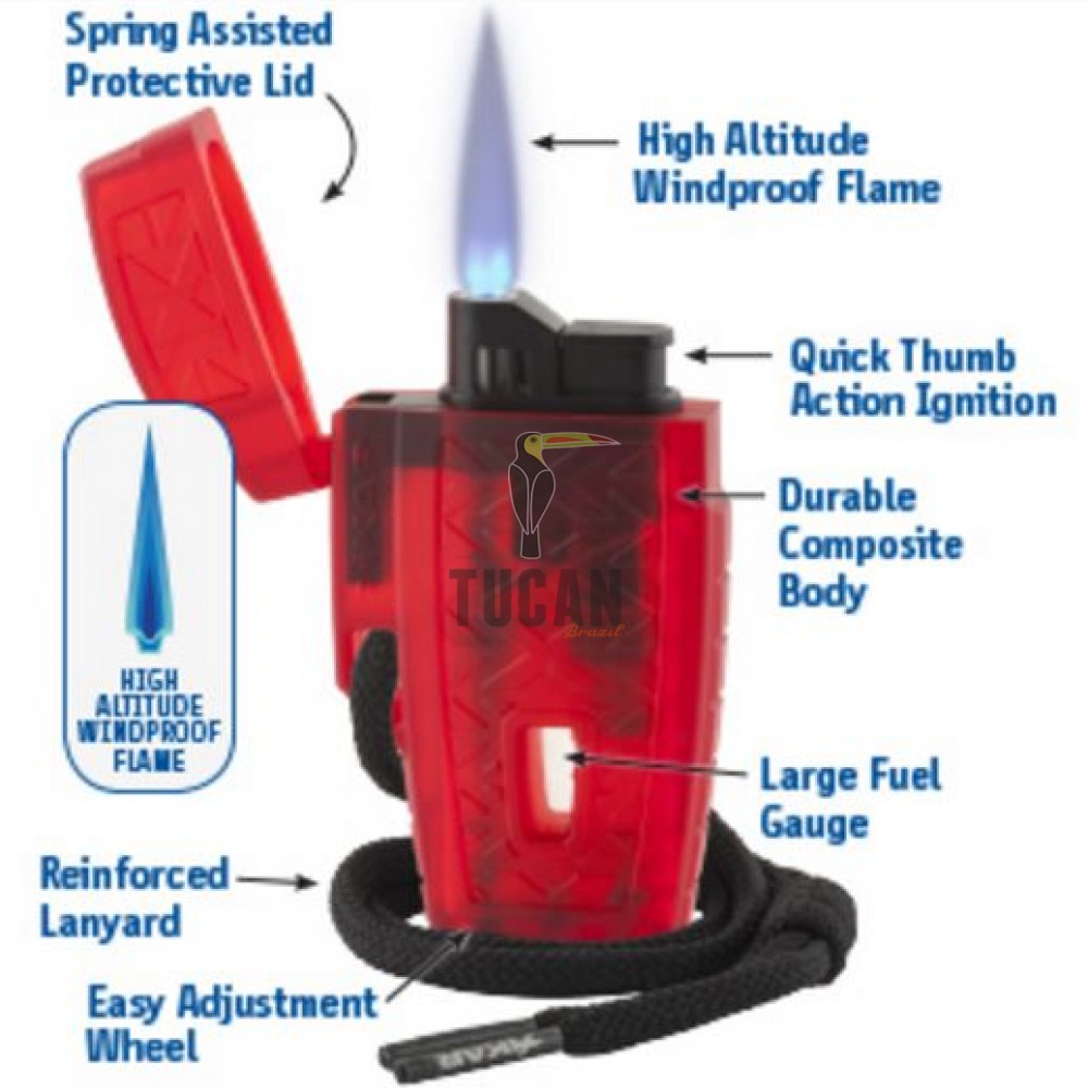 Αναπτήρας Xikar Stratosphere Μονής Jet Flame XI-520BK